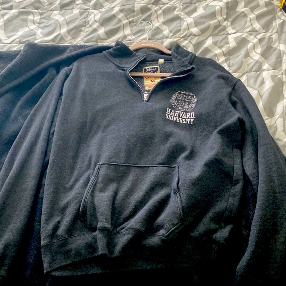 Harvard quarter zip up
